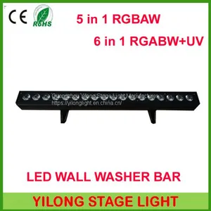 18PCS RGBWA+UV 6in1 High Power Color Wash Indoor Led Wall Washer for Wedding Party Garden Decoration thumbnail-2