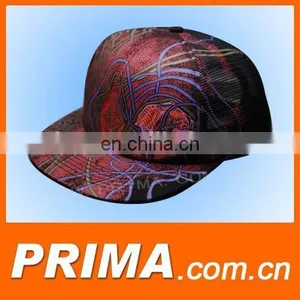 New Style Colorful Design Fashion Sublimation Print Hip Pop Flat Cap and Hat thumbnail-1