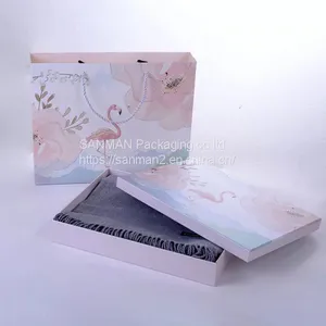 Custom Paper Drawer Pink Gift Box thumbnail-3