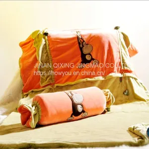 Cars Plush Cartoon Elephant Pillow Quilt Penguin Warm Hand Nap Pillow Blanket Office Sofa Cushion thumbnail-4