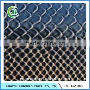 Snake Grain PVC Leather for Making Shoes thumbnail-2