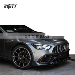 Dry Carbon Fiber Front Lip Side Skirt Diffuser Rear Spoiler for Mercedes Benz AMG GT50 thumbnail-5