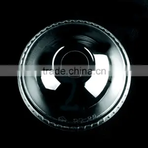 95mm Clear Disposable PET Dome Lid, Transparent Plastic Dome Cover, Take Away Clear PET Dome Lid for Plastic Cup or Paper Cup thumbnail-1
