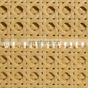 High Quality Mesh Rattan Webbing Rolls Synthetic Rattan Material With Good Price/paper Rattan Cane Webbing thumbnail-1