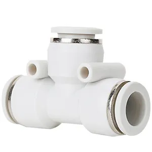 SMC 3 Way PE Series Union Tee Pneumatic Quick Connect Air Hose Fittings thumbnail-4