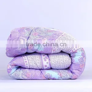 Cheap Price Polyester Microfibre Bright Purple Colored King Size Down Comforters thumbnail-5
