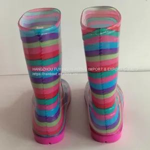 Cartoon Kid's Rain Boots,Colourful Child Boots,Children Transparent Rain Boot,Comfortable Kid Rain Boots,Cheap Children Boots thumbnail-3