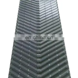 CF1900 Pvc Cooling Tower Infill Media High Temperature Honeycomb 19mm Counter Flow Cooling Tower Fill thumbnail-3