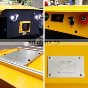 Defy 300kg Loading 2.5km/h-12km/h Rubber Crawler Tracked Chassis Robot Stair Climber Rubber Track Chassis TINS-13 thumbnail-4