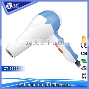 ZT-3305 Hair Dryer 2 Speed Setting Household Hair Blower Dryer thumbnail-1