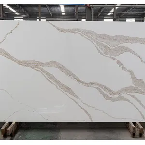 Code：7289，Calacatta Artificial Stone Quartz Slab Kitchen Countertops thumbnail-1