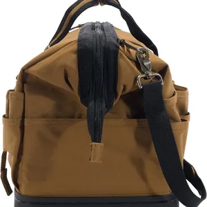 Electronical Tool Bag 18-Inch w/ Molded Base, Brown thumbnail-3