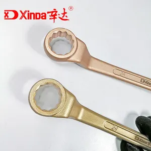 Xinda Non Sparking Double Box End Wrench Explosion Proof Tools Manufacturer Copper Alloy Spanner thumbnail-5