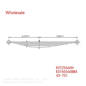 E0TZ5560H, E0TA5560BBA, 43-701 Medium Duty Vehicle Rear Wheel Spring Arm Wholesale For Ford thumbnail-2