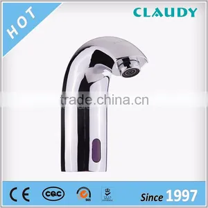 OEM Chrome Brass Material Lavatory Smart Faucet thumbnail-1