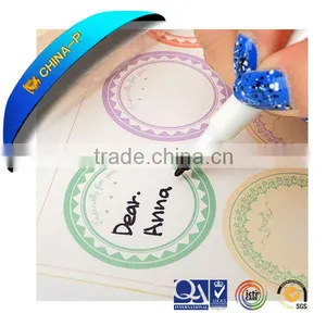 30PCS STICKERS 6TYPE Circle Pastel Paper Gifts Decoration Stickers to Closed Friend thumbnail-1