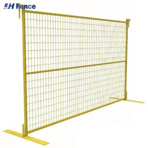 Temporary Fence Panels With Plastic Feet for Secure Construction Sites thumbnail-3