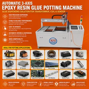 Two Part Potting Compound Gluing System Mixing and Dispensing Equipment for Heating / Cooling Systems thumbnail-3