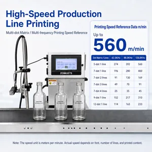 Glass Bottle Coding Machine for Beverage Food and Cosmetic Packaging Date Lot Number Printing thumbnail-2