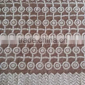 2016 Milk Silk Lace Fabric Design With Flower Polyester Lace Fabric for Garment Accessory thumbnail-4