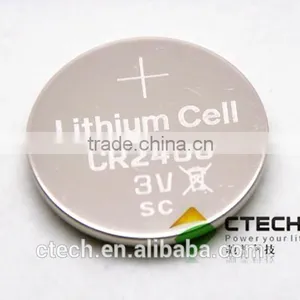 CR2430 3V 270mah Lithium Cell Battery With Pins /cr2430 Lithium Battery thumbnail-1
