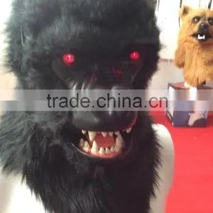 Customized Cosplay Props Vinyl Full Head Animal Masks Halloween Full Head Wolf Masks thumbnail-6