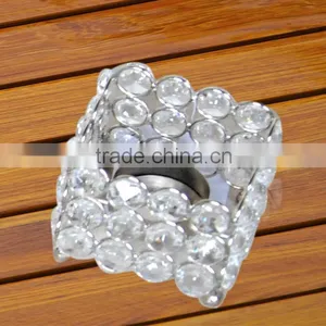 Crystal Square Votive Holder thumbnail-1
