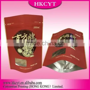 Zipper Top Sealing & Handle and Hot Surface Handling Stand up Foil Bag Round Corner Bags thumbnail-6