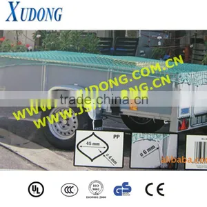 PP Green Knotless Trailer Cargo Net thumbnail-2