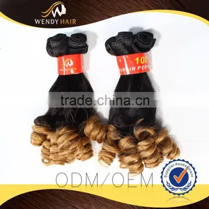 High Quality FUMI HAIR 100% Human Bundles Peruvian Virgin Hair thumbnail-1