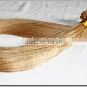 Wholesale 100% Human Keratin Hair Silky Straight Flat Tip Hair Extension thumbnail-2