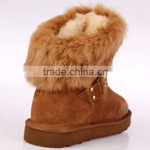 HFUGG Womens Snow Boots Shiny Snow Boots thumbnail-2
