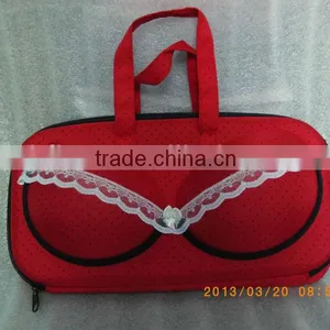Polka Dot Portable Fashion EVA Bra Case thumbnail-1