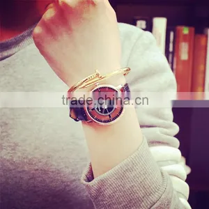 ROSIVGA Korean Transparent Hollow Skeleton Dress Wristwatch Men Women Watches Fashion Casual Leather Couple Clock Dress Watch thumbnail-4