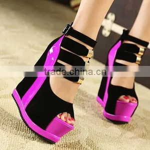 Supper High Sexy Women High Heel Wedge Shoes Quality Choice thumbnail-2