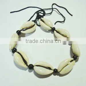 Genuine Leather Shell Bracelet thumbnail-1