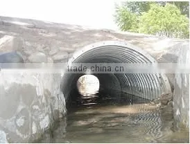 Corrugated Steel Culvert Pipes for Temporary Road and Bridges thumbnail-1