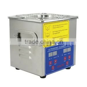 High Quality 2L Stainless Steel W/Timer Ultrasonic Cleaner Heater thumbnail-1