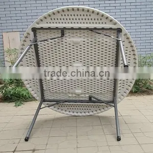 Popular Round Plastic Folding Table Outdoor thumbnail-4