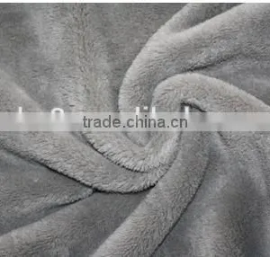Very Popular Fluffy Solid Polyester Flannel Throw Fabric Wholesaler thumbnail-3
