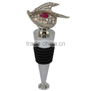 Zince Alloy Rhinoceros Rhinestone Wine Bottle Stopper Bar Accessories thumbnail-4