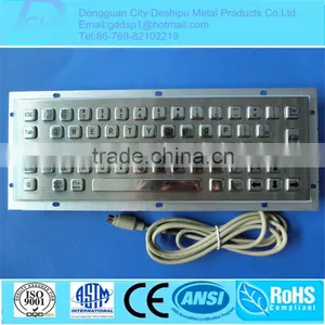 High Quality Specialized Customized Industrial USB/ Kiosk Metal Keyboard thumbnail-1