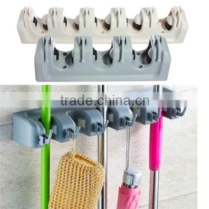 Magic Broom Holder 5 Position Broom Organizer Broom Holder Cleaning Tools Organizer thumbnail-3
