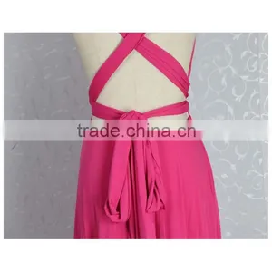 2016 Fashion Women Multi Way Convertible Wrap Dress Prom Gown Evening Formal Dress thumbnail-2