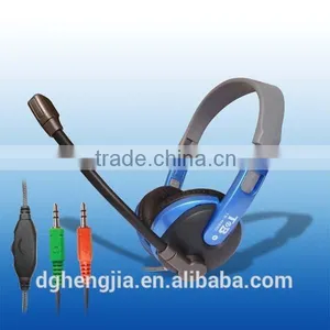 Custom Designed Headphone Manufacturers Adjustable Fashion Modeling Headphone With Detachable Mic for Computer thumbnail-4
