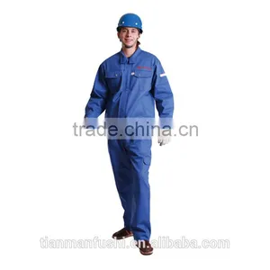 2015 Quality Rip-stop Hard Wearing Blue Workwear Suit Custom OEM ODM Split Working Clothes thumbnail-1