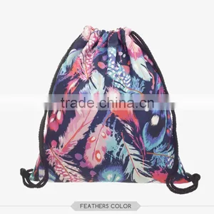 China Suppliers Hot Sale Aztec 3D Sublimation Drawstring Bag in thumbnail-3