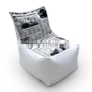 Square Single Lounge Bean Bag Sofa Chair thumbnail-2