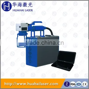 New Cheap Portable Mini Fiber Color Pigeon Ring Laser Marking Machine Plastic Tag Engraver Machine thumbnail-2