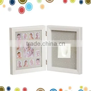 Air Drying Clay Polymer Handpring Impression With Double Frame thumbnail-1